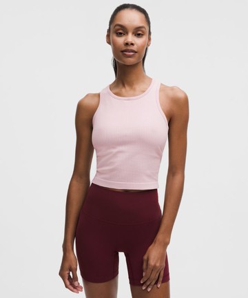 Ebb to Street Cropped Racerback Tank Top Light Support, B/C Cup Size 6