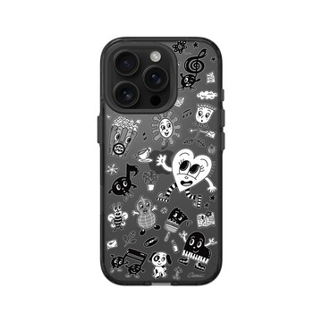 iPhone 16 Pro Clear (相機按鈕) 酷墨灰 - Chocomoo - Chocomoo WORLD: FRIENDS
