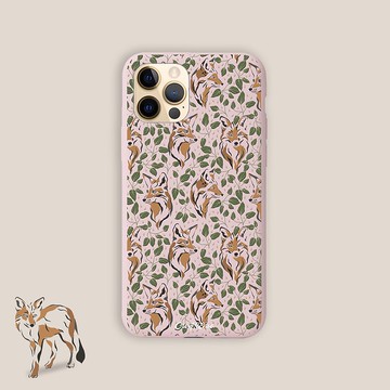 脈葉與狐 優雅與動物系列 防摔手機殼 CSBH05