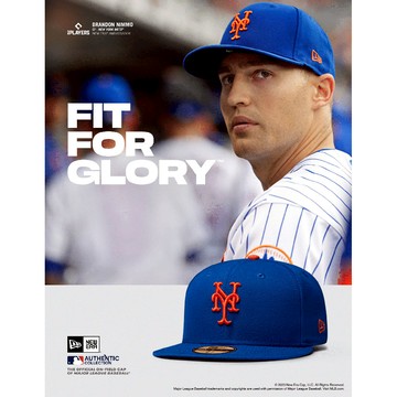 NEW ERA 男女 59FIFTY MLB 球員帽 大都會 客場 皇家藍 NE70360938