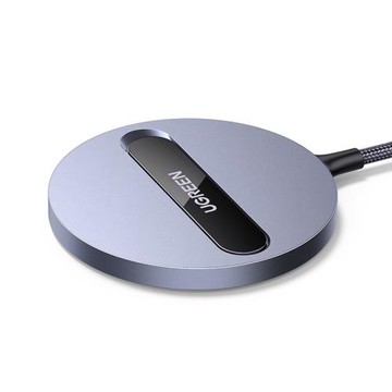 綠聯iPhone14/13磁吸無線充電器適用于蘋果MagSafe12支架式pro薄max手機mini便攜式車載充電器沖電板插頭快充