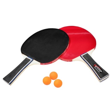 TOTOP 天波 桌球拍組 3入 (內含二支球拍+3顆乒乓球)  不適用  24.7 x 14.6cm  1組