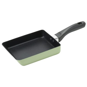 PEARL LIFE 珍珠金屬 Deliche 氟塗層煎蛋鍋 僅限明火使用 HB-8785 綠色  18cm  1個