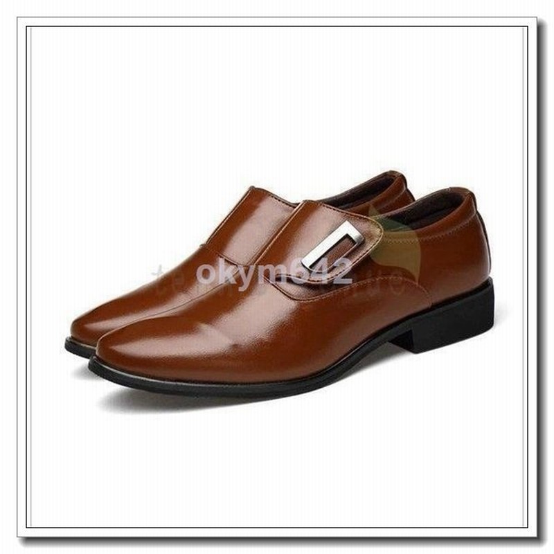 ビジネスシューズメンズ靴pu革靴スリッポンプレーントゥシューズストレートチップモンクストラップドライビング3e4e 通販 Lineポイント最大0 5 Get Lineショッピング