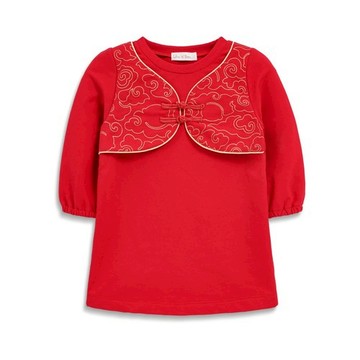 過年趣 龍年長袖洋裝