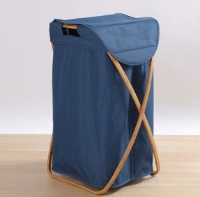 (收納生活)有蓋摺疊牛津布材質髒衣籃七天預購+現貨