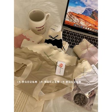 中高腰內褲女士純棉襠莫代爾抗菌包臀無痕少女生全棉襠大碼三角褲