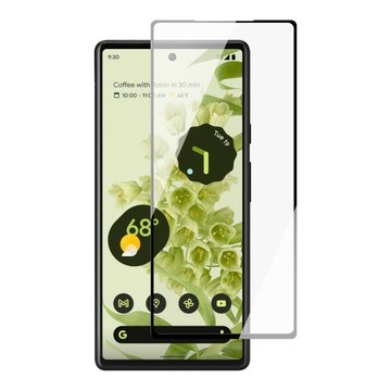 Google Pixel 6 3D全滿版覆蓋黑框透明鋼化玻璃疏油鋼化膜保護貼-2入組
