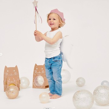 法國製 Ratatam 閃亮皮球 Cat Bubble Ball 15cm - Blue