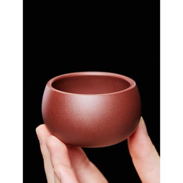 尊壺宜興紫砂品杯主人杯小茶杯品茗杯單個杯茶碗茶盅陶瓷功夫茶具