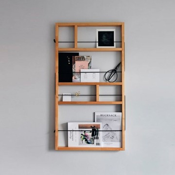 免運 開立發票 壁掛架 收納架 墻上置物架 展示架 小木良品墻上置物架北歐INS風客廳臥室裝飾壁掛架木質網紅置物架特惠/工廠現貨 特價出 jj1122