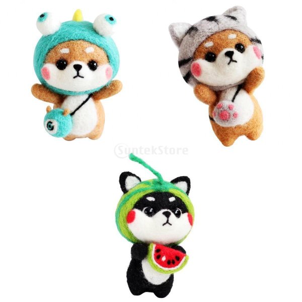 3セット ニードルフェルトキット かわいい 柴犬 友達 誕生日 プレゼント 通販 Lineポイント最大0 5 Get Lineショッピング