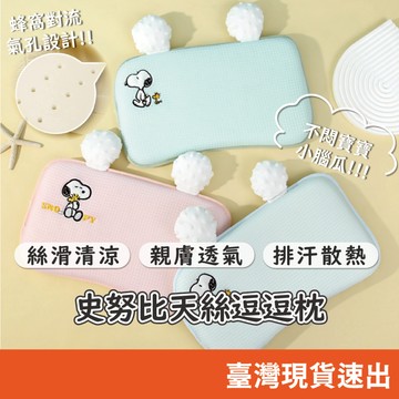 史努比 天絲逗逗枕 天絲枕頭 逗逗枕 兒童親水棉 透氣吸汗枕芯 夏季嬰幼兒枕頭 寶寶枕頭 兒童枕頭 嬰兒枕頭