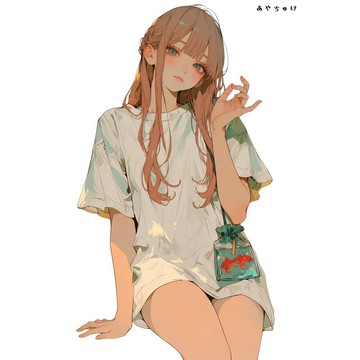 【8 月新品】07-139-0120 人物貼紙 簡約夏日女孩