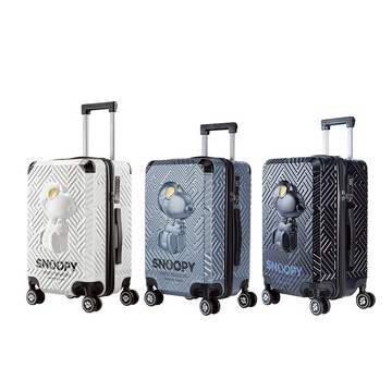 SNOOPY史努比 20吋飛行3D款行李箱/旅行箱/登機箱/胖胖箱(全球保固2年)
