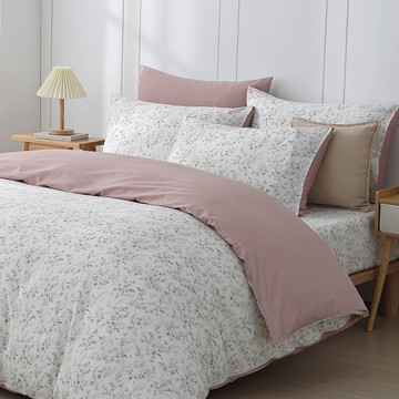 鴻宇 HongYew - 雙人床包枕套組 100%精梳棉 純棉-蜜拉