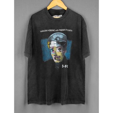 細野晴臣SFX短袖Friends Of Earth電子實驗音樂水洗純棉寬松T恤