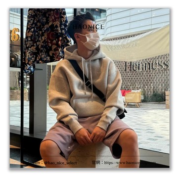 【HAO NICE】100%正品AMI 法國精品立體浮雕愛心logo連帽上衣 帽T 街頭慵懶感