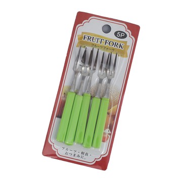 日本進口便利水果叉-5入X3卡