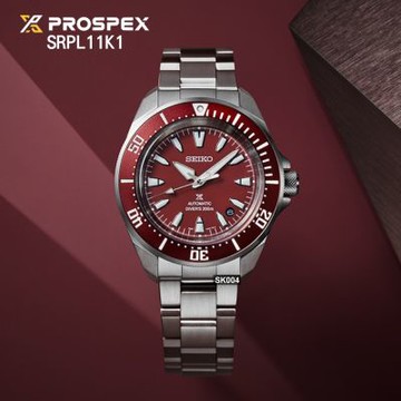 SEIKO精工 預PROSPEX幕府武士200米潛水機械錶41.7㎜紅面 SK004(SRPL11K1/4R35-06K0R)