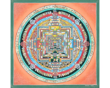 時輪金剛曼陀羅唐卡 — 通往宇宙理解的密宗之門