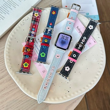 小清新錶帶女款時尚腕帶 適用於Apple watch10 錶帶 iwatch錶帶 全系列通用錶帶 當季錶帶