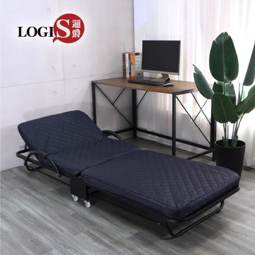 LOGIS-佳美寶便利二折床198*75*27  折合床 看護床 陪伴床 可拆洗【2107】