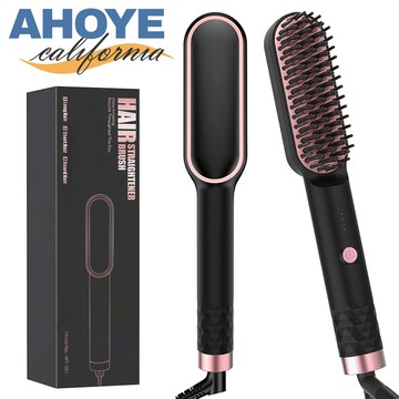 【Ahoye】負離子直髮梳 (110-240V國際電壓) 整髮梳 負離子梳