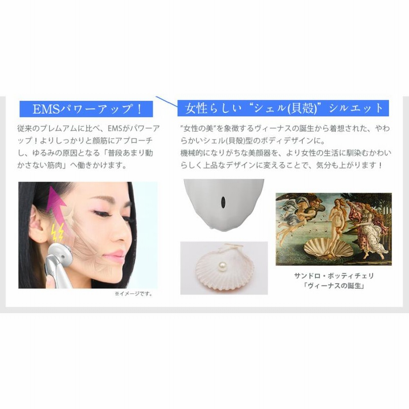 美顔器 EMS リフトアップ効果 シミ取り EMS / RF美顔器【美ルル