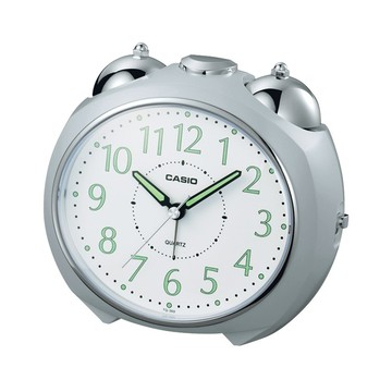 CASIO 卡西歐 造型指針鬧鐘  白色