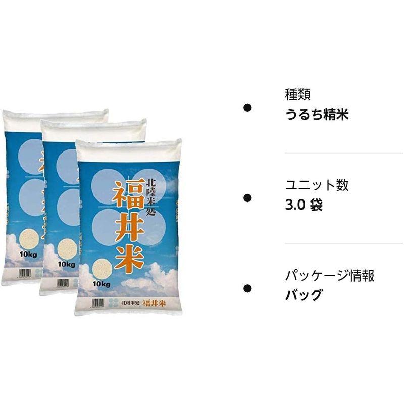 福井県産福井米 白米 令和4年産 (30kg)