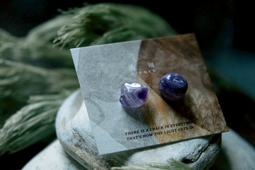 CRACK | 礦物系耳環 |  EARRINGS