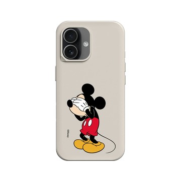 iPhone 17 SolidX 貝殼灰 - 迪士尼-米奇 Mickey - 遮眼米奇