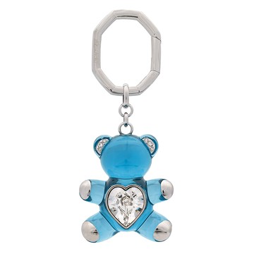 SWAROVSKI 施華洛世奇藍色TEDDY熊鑰匙扣