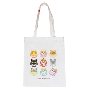 黃阿瑪的後宮生活 純棉帆布袋  37.5 x 28 x 54~95cm  八貓達摩