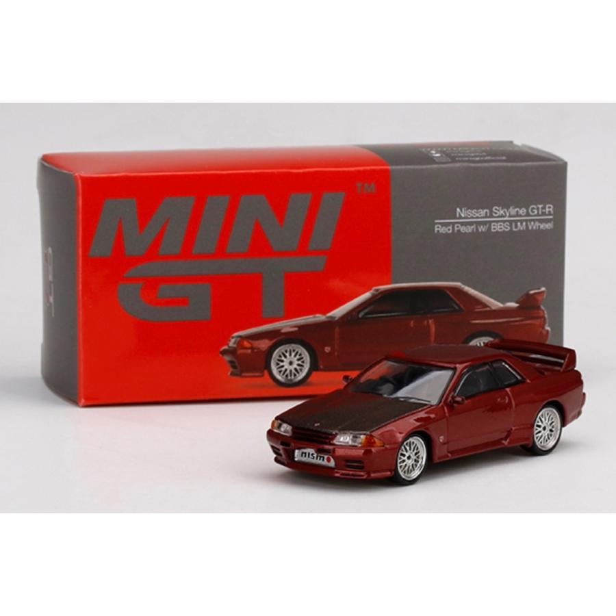 MINI GT MGT00295-R 日産 GT-R R32 レッドパール BBS LMホイール