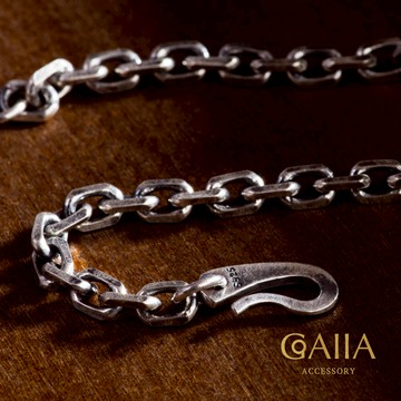 S925。太角銀鍊。3mm | FI