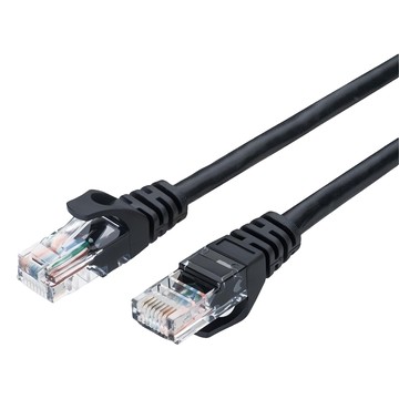 RASTO REC9 高速 Cat5e 傳輸網路線 500cm x 5.5mm 130g  黑色  1條
