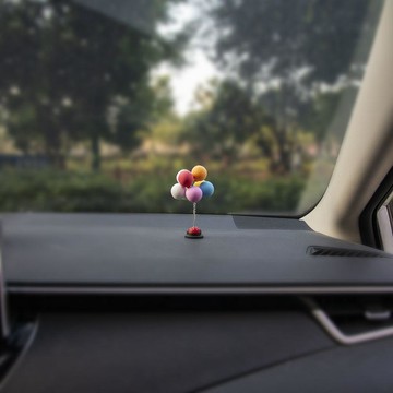 Kawaii Decor🎡 网红汽车中控台摆件告白气球车内可爱创意个性车载仪表台装饰品女  汽车摆件
