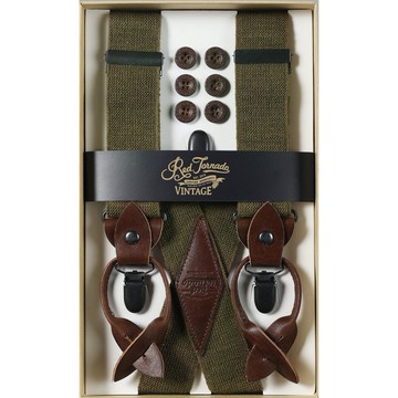 吊帶 裝飾肩帶 復古背帶 皮革 多用法 紳士  Suspender Galluses