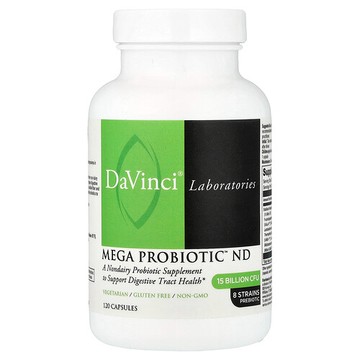 DaVinci Laboratories, Mega Probiotic™ ND，120 膠囊