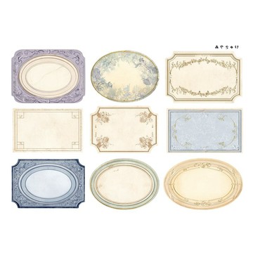 【9 月新品】20-147-0075 裁切紙 幻想復古浪漫喫茶