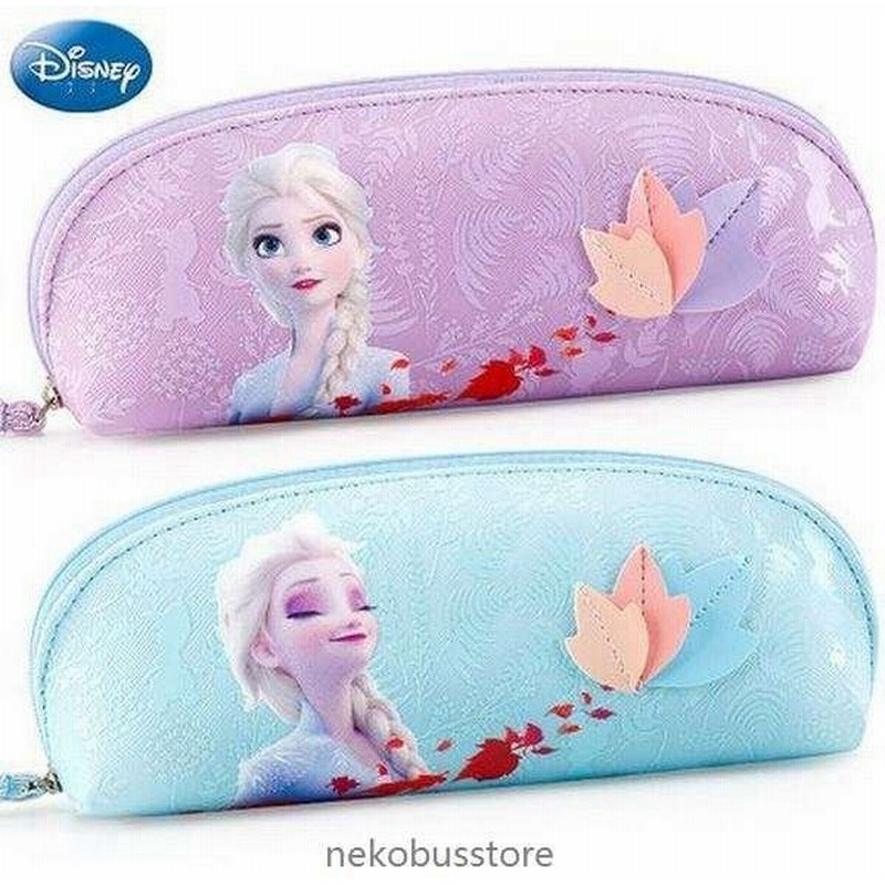 Disney ディズニー 雪の女王 エルサ ペンケース 筆箱 ペンポーチ 文房具 大容量 ブランド 女の子 通販 Lineポイント最大get Lineショッピング