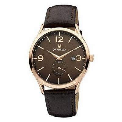 ORPHELIA Men's Analogue Quartz Watch with Leather Strap OR61704 並行輸入品