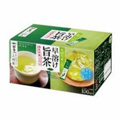 味の素AGF　「新茶人」　早溶け旨茶　宇治抹茶入り上煎茶スティック１００本×10個