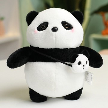 胖萌熊貓公仔可愛大熊貓玩偶 安撫娃娃動物園紀念禮物毛絨玩具