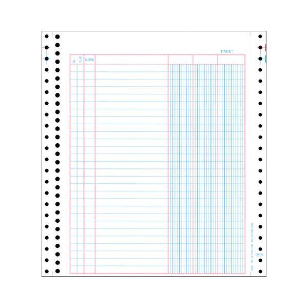 (まとめ) オービック バインダー元帳 Y10×T11 連続用紙 4024 1箱（1000枚） 〔×5セット〕