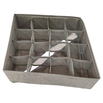 KOJI 呷吉好物 衣櫃收納格 Set 16格  灰色  1個  32 x 32 x 10cm