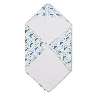 【Deux Filles有機棉】嬰兒包巾/浴巾/新生兒蓋毯 恐龍