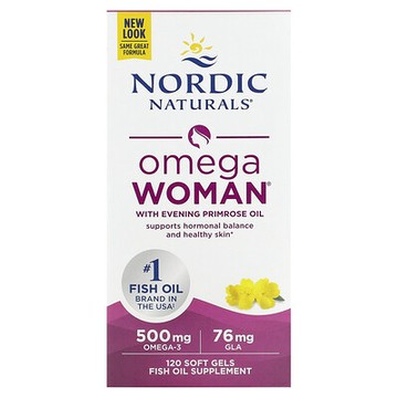 Nordic Naturals, 歐米伽女性，含月見草精油，120 粒軟凝膠